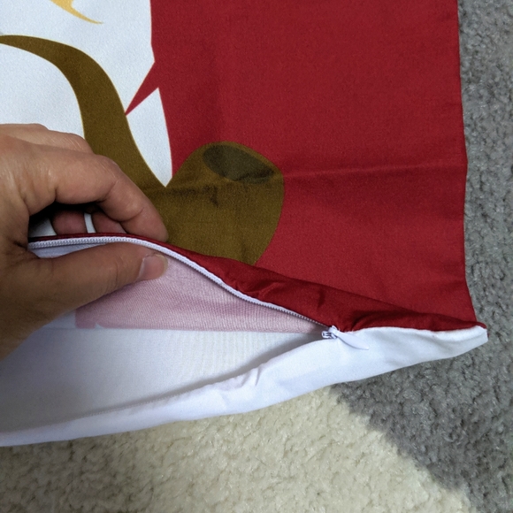 3/$15🍎Hipster Santa Pillow Cover - 18" x 18" - Picture 4 of 4